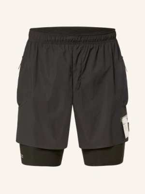 Satisfy Spodenki Do Biegania 2 W 1 Rippy™ Cordura schwarz