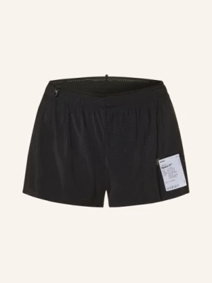 Satisfy Szorty Do Biegania 2 W 1 Space‑O™ 2, 5" schwarz CZARNY