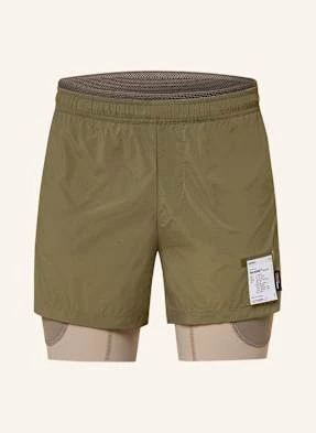 Satisfy Szorty Do Biegania 2 W 1 Techsilk™ Cordura® 8in gruen