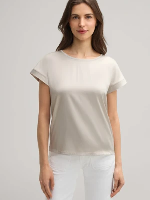 Satynowa koszula Taila w kolorze szarobeżowym Joop