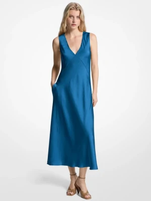 Satynowa sukienka midi Michael Kors