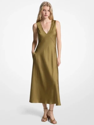 Satynowa sukienka midi Michael Kors
