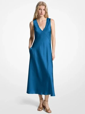 Satynowa sukienka midi MICHAEL Michael Kors