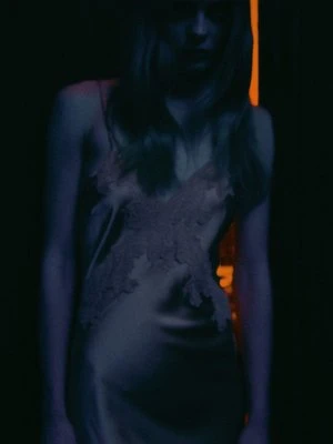 Satynowa sukienka z halką PATRIZIA PEPE