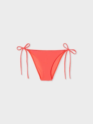 Satynowe figi bikini wiązane Etam