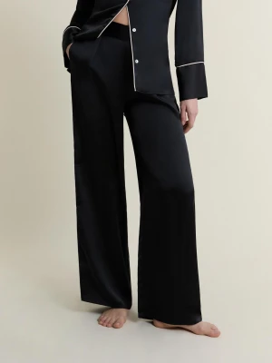 Satynowe spodnie od piżamy Etam