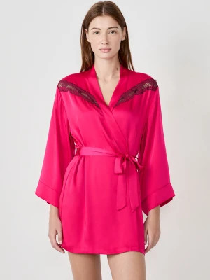 Satynowy szlafrok Etam