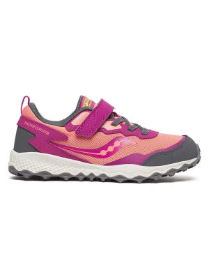 Saucony Buty "Peregrine" w kolorze czerwono-różowym do biegania rozmiar: 28