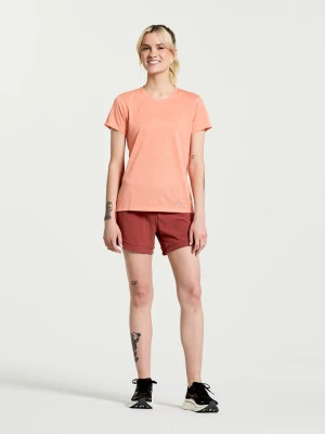 Saucony Koszulka sportowa w kolorze pomarańczowym rozmiar: XS