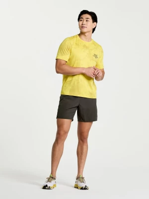 Saucony Koszulka sportowa w kolorze żółtym rozmiar: S