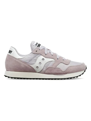 Saucony Skórzane sneakersy "Dxn Trainer Vintage" w kolorze kremowo-fioletowym rozmiar: 39