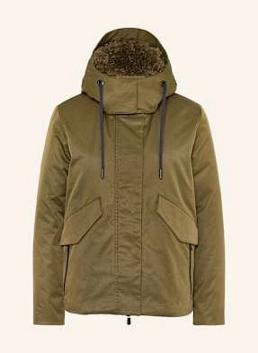 Save The Duck Parka Kara Z Pluszowym Materiałem gruen