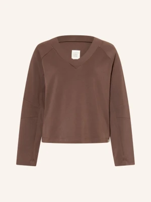 Schiesser Bluza Domowa Mix+Relax braun CIEMNOBRĄZOWY