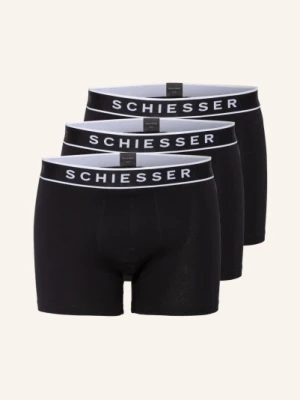 Schiesser Bokserki 95/5 W 3-Paku schwarz