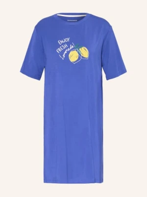 Schiesser Koszula Nocna blau