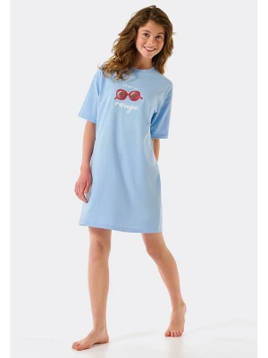 Schiesser Koszula nocna w kolorze błękitnym rozmiar: 176