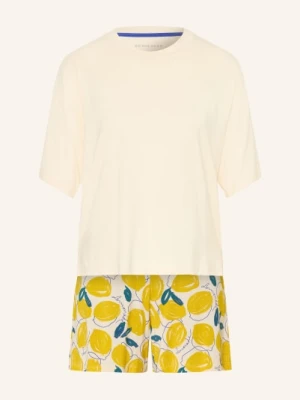 Schiesser Krótka Piżama Casual Fashion weiss