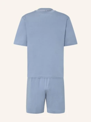 Schiesser Krótkie Piżamy Modern Nightwear blau