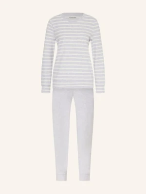 Schiesser Piżama Casual Essentials Z Materiału Frotte grau