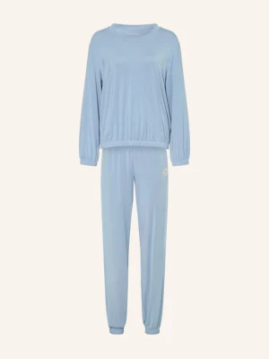 Schiesser Piżama Casual Fashion blau
