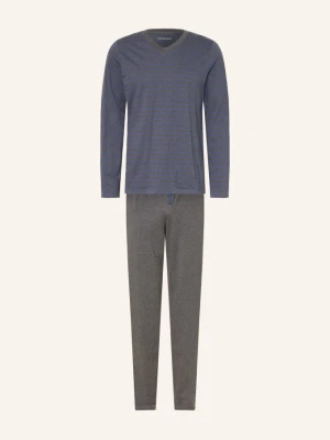 Schiesser Piżama Casual Nightwear grau