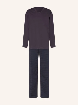 Schiesser Piżama Comfort Essentials lila purpurowy