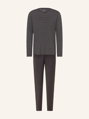 Schiesser Piżama Long Life Soft grau