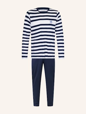 Schiesser Piżama Schiesser 150 Years blau