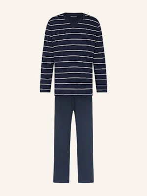 Schiesser Piżama Selected! Premium Inspiration blau