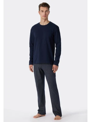 Schiesser Piżama w kolorze granatowym rozmiar: 58