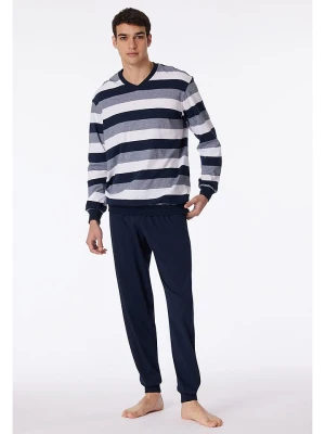 Schiesser Piżama w kolorze granatowym rozmiar: 50