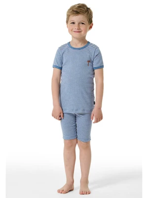 Schiesser Piżama w kolorze niebieskim rozmiar: 140