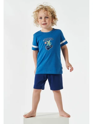 Schiesser Piżama w kolorze niebiesko-granatowym rozmiar: 98