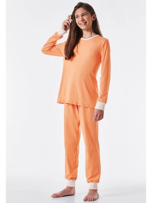Schiesser Piżama w kolorze pomarańczowym rozmiar: 176