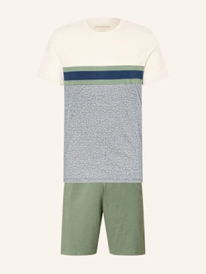 Schiesser Piżama Z Szortami Casual Nightwear gruen