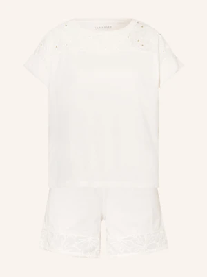 Schiesser Piżama Z Szortami Casual Nightwear weiss