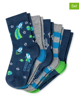 Schiesser Skarpety (5 par) w kolorze granatowo-szarym rozmiar: 19-22