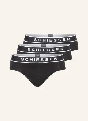 Schiesser Slipy 95/5, 3 Szt. schwarz