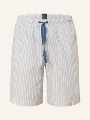 Schiesser Spodenki Do Spania Mix+Relax Z Lnem blau