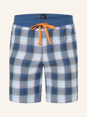 Schiesser Spodnie Do Spania Mix+Relax blau