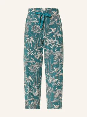 Schiesser Spodnie Lounge 3/4 Mix+Relax gruen