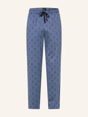 Schiesser Spodnie Od Piżamy Mix+Relax blau