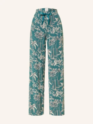 Schiesser Spodnie Od Piżamy Mix+Relax gruen