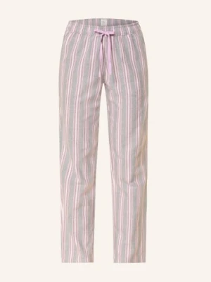 Schiesser Spodnie Od Piżamy Mix+Relax Z Flanelą rosa