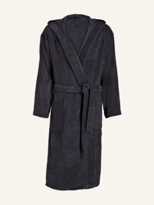 Schiesser Szlafrok Męski Essentials Z Kapturem grau