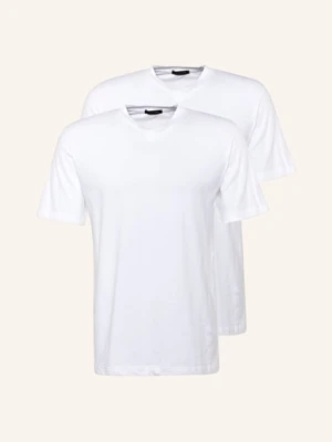 Schiesser T-Shirt Essentials W Serek, 2 Szt. weiss
