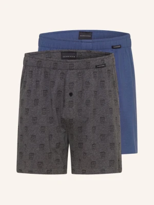 Schiesser Zestaw 2 Par Bokserek Modern Multipacks blau