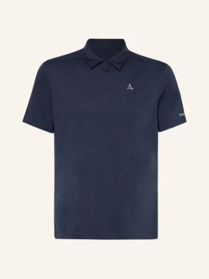 Schöffel Funkcyjna Koszulka Polo Tauron blau GRANATOWY