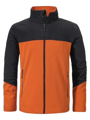 Schöffel Kurtka polarowa "Karif" w kolorze czarno-pomarańczowym rozmiar: 52