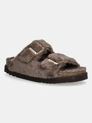 Scholl kapcie BELLE damskie kolor brązowy F324621011